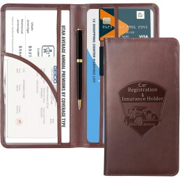 CoBak Car Registration and Insurance Holder - Vehicle Glove Box Car Organizer, Auto Truck Comparment Accessories Case for