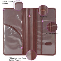 CoBak Car Registration and Insurance Holder - Vehicle Glove Box Car Organizer, Auto Truck Comparment Accessories Case for