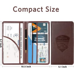 CoBak Car Registration and Insurance Holder - Vehicle Glove Box Car Organizer, Auto Truck Comparment Accessories Case for