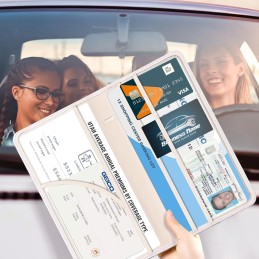 CoBak Car Registration and Insurance Holder - Vehicle Glove Box Car Organizer, Auto Truck Comparment Accessories Case for