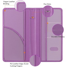 CoBak Car Registration and Insurance Holder - Vehicle Glove Box Car Organizer, Auto Truck Comparment Accessories Case for