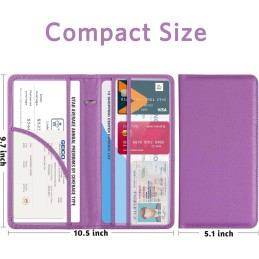 CoBak Car Registration and Insurance Holder - Vehicle Glove Box Car Organizer, Auto Truck Comparment Accessories Case for