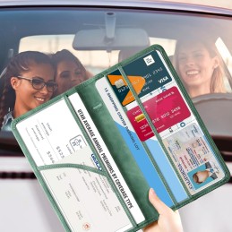 CoBak Car Registration and Insurance Holder - Vehicle Glove Box Car Organizer, Auto Truck Comparment Accessories Case for