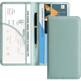 CoBak Car Registration and Insurance Holder - Vehicle Glove Box Car Organizer, Auto Truck Comparment Accessories Case for