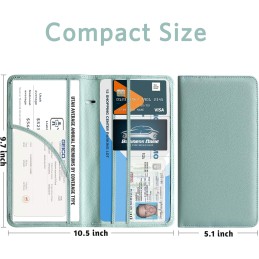 CoBak Car Registration and Insurance Holder - Vehicle Glove Box Car Organizer, Auto Truck Comparment Accessories Case for