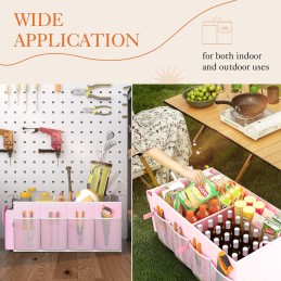 HOTOR Trunk Organizer for Car - Large-Capacity Car Organizer, Foldable Trunk organizer for SUVs & Sedans, Sturdy Car