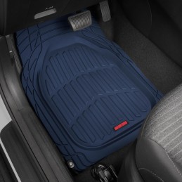 Motor Trend FlexTough Floor Mats for Cars, Deep Dish All-Weather Mats, Waterproof Trim-To Fit Automotive Floor Mats for Cars