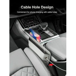 Universal Fit Car Gap Filler, Premium Leather Car Seat Gap Filler Organizer, Car Organizer Car Accessories for Women Men, Car