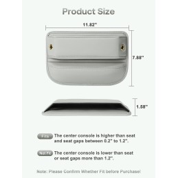 Universal Fit Car Gap Filler, Premium Leather Car Seat Gap Filler Organizer, Car Organizer Car Accessories for Women Men, Car