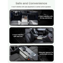 Universal Fit Car Gap Filler, Premium Leather Car Seat Gap Filler Organizer, Car Organizer Car Accessories for Women Men, Car