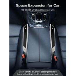 Universal Fit Car Gap Filler, Premium Leather Car Seat Gap Filler Organizer, Car Organizer Car Accessories for Women Men, Car