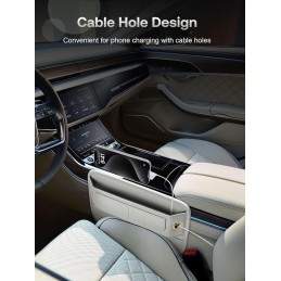 Universal Fit Car Gap Filler, Premium Leather Car Seat Gap Filler Organizer, Car Organizer Car Accessories for Women Men, Car