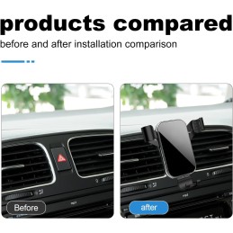 KUNGKIC Car Mobile Phone Holder Adjustable Car Phone Holder Compatible with VW Volkswagen 2009-2013 Golf 6 GTI MK6 Accessories