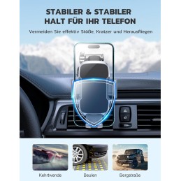 CIRYCASE Handyhalterung Auto, [Ultrastarke Saugkraft] Universal Handy Halterung Auto, Hände Frei & Hüllenfreundlich, Handyhalter