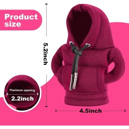 Gear Shift Hoodie, Gear Shift Cover, Universal Car Shift Knob Hoodie, Mini Hoodie for Car Shifter, Automotive Interior Cute