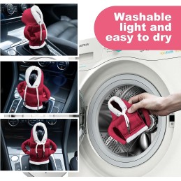 Gear Shift Hoodie, Gear Shift Cover, Universal Car Shift Knob Hoodie, Mini Hoodie for Car Shifter, Automotive Interior Cute