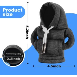 Gear Shift Hoodie, Gear Shift Cover, Universal Car Shift Knob Hoodie, Mini Hoodie for Car Shifter, Automotive Interior Cute