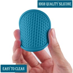 SINGARO Car Cup Coaster, 4PCS Universal Non-Slip Cup Holders Embedded in Ornaments Coaster, Car Interior Accessories, Red