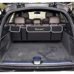 Car Trunk Organizer and Storage, Backseat Hanging Organizer for SUV, Truck, MPV, Waterproof, Collapsible Cargo Storage Bag with