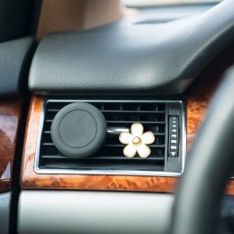 Frienda 6 Pcs Daisy Flower Air Vent Clip Air Freshener Outlet Clip Car Air Conditioning Clip Charm Car Inter Decor(Red, Pink,