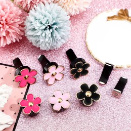 Frienda 6 Pcs Daisy Flower Air Vent Clip Air Freshener Outlet Clip Car Air Conditioning Clip Charm Car Inter Decor(Red, Pink,