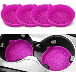 SINGARO Car Cup Holder Coaster, Silicone Cup Holder Insert, Universal Non-Slip Cup Holders, Car Accessories Interior for Women