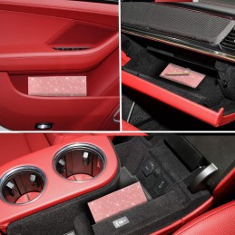 TOURSUIT Car Registration and Insurance Card Holder, Vehicle License Document Glove Box Compartment Organizer, Interior Car