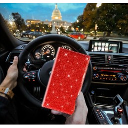 TOURSUIT Car Registration and Insurance Card Holder, Vehicle License Document Glove Box Compartment Organizer, Interior Car