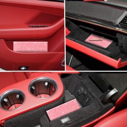 TOURSUIT Car Registration and Insurance Card Holder, Vehicle License Document Glove Box Compartment Organizer, Interior Car