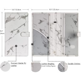 TOURSUIT Car Registration and Insurance Card Holder, Vehicle License Document Glove Box Compartment Organizer, Interior Car