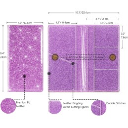 TOURSUIT Car Registration and Insurance Card Holder, Vehicle License Document Glove Box Compartment Organizer, Interior Car