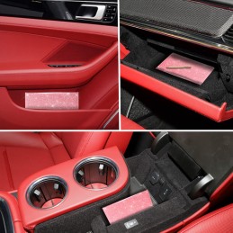 TOURSUIT Car Registration and Insurance Card Holder, Vehicle License Document Glove Box Compartment Organizer, Interior Car