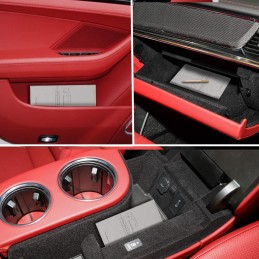 TOURSUIT Car Registration and Insurance Card Holder, Vehicle License Document Glove Box Compartment Organizer, Interior Car