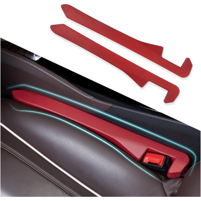 2PCS Car Seat Gap Filler,Super Flexible Car Side Seat Gap Filler Car interior Accessories,Universal Car Organizer Between Seats