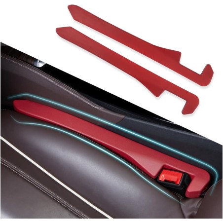 2PCS Car Seat Gap Filler,Super Flexible Car Side Seat Gap Filler Car interior Accessories,Universal Car Organizer Between Seats