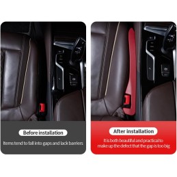 2PCS Car Seat Gap Filler,Super Flexible Car Side Seat Gap Filler Car interior Accessories,Universal Car Organizer Between Seats