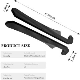 2PCS Car Seat Gap Filler,Super Flexible Car Side Seat Gap Filler Car interior Accessories,Universal Car Organizer Between Seats