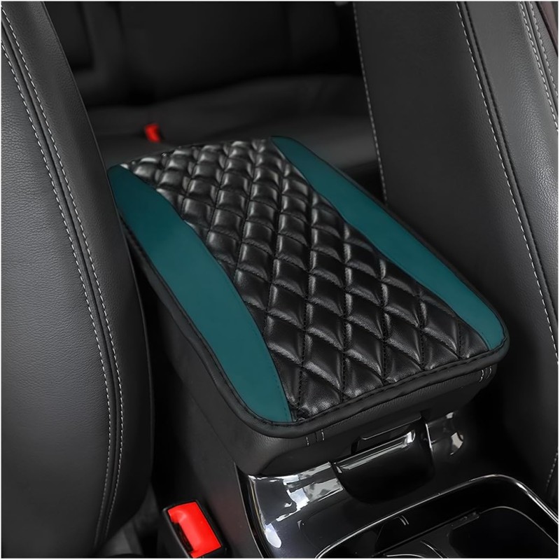 Car Center Console Cushion Pad, Universal Leather Waterproof Armrest Seat Box Cover Protector,Comfortable Car Decor Accessories