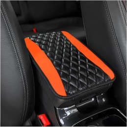 Car Center Console Cushion Pad, Universal Leather Waterproof Armrest Seat Box Cover Protector,Comfortable Car Decor Accessories