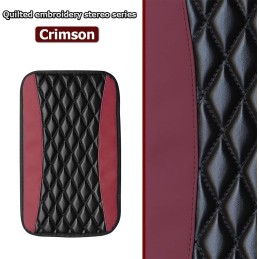 Car Center Console Cushion Pad, Universal Leather Waterproof Armrest Seat Box Cover Protector,Comfortable Car Decor Accessories