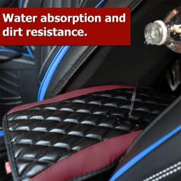 Car Center Console Cushion Pad, Universal Leather Waterproof Armrest Seat Box Cover Protector,Comfortable Car Decor Accessories
