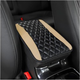 Car Center Console Cushion Pad, Universal Leather Waterproof Armrest Seat Box Cover Protector,Comfortable Car Decor Accessories