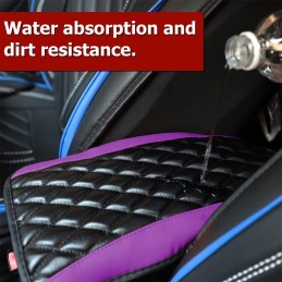 Car Center Console Cushion Pad, Universal Leather Waterproof Armrest Seat Box Cover Protector,Comfortable Car Decor Accessories