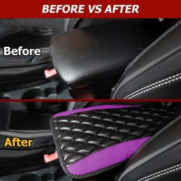 Car Center Console Cushion Pad, Universal Leather Waterproof Armrest Seat Box Cover Protector,Comfortable Car Decor Accessories