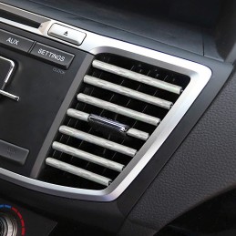 20 Pieces Car Air Conditioner Decoration Strip for Vent Outlet, Universal Waterproof Bendable Air Vent Outlet Trim Decoration,