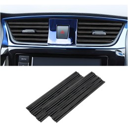 20 Pieces Car Air Conditioner Decoration Strip for Vent Outlet, Universal Waterproof Bendable Air Vent Outlet Trim Decoration,