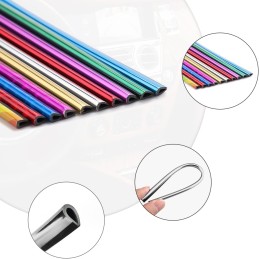 20 Pieces Car Air Conditioner Decoration Strip for Vent Outlet, Universal Waterproof Bendable Air Vent Outlet Trim Decoration,