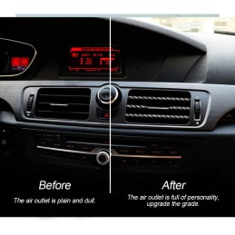 20 Pieces Car Air Conditioner Decoration Strip for Vent Outlet, Universal Waterproof Bendable Air Vent Outlet Trim Decoration,