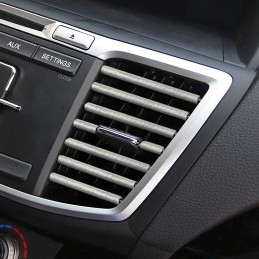 20 Pieces Car Air Conditioner Decoration Strip for Vent Outlet, Universal Waterproof Bendable Air Vent Outlet Trim Decoration,