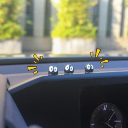 20 Pcs Cute Soot Sprites Car Rearview Mirror Accessories - Funny Dashboard Decor for Cute Car Ornament Gifts and Interior Decors